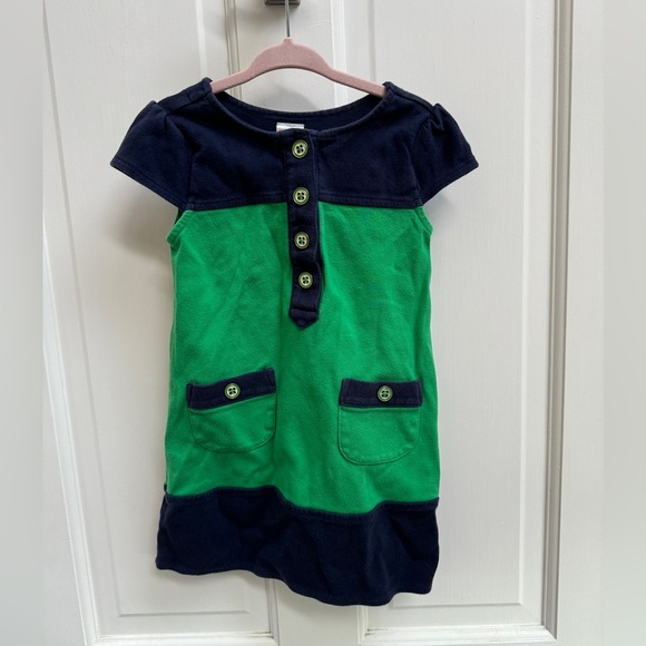 Gymboree Other - Gymboree Green and Navy Kids Dress